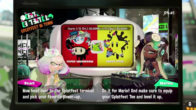 Mario Splatfest Announcement - No Commentary | Splatoon 2