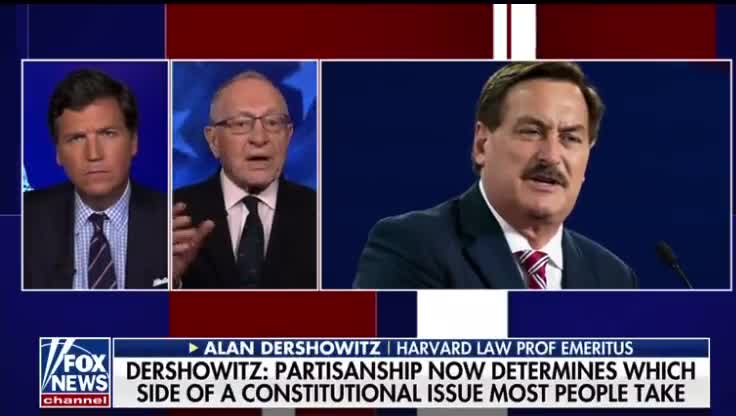 Alan Dershowitz tells Tucker Carlson why he's decided to represent Mike Lindell.