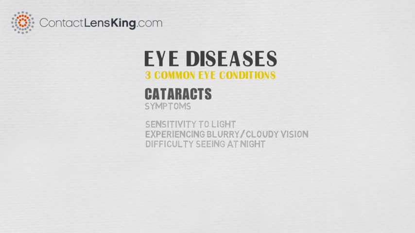 Eye Diseases | 3 Common Eye Conditions