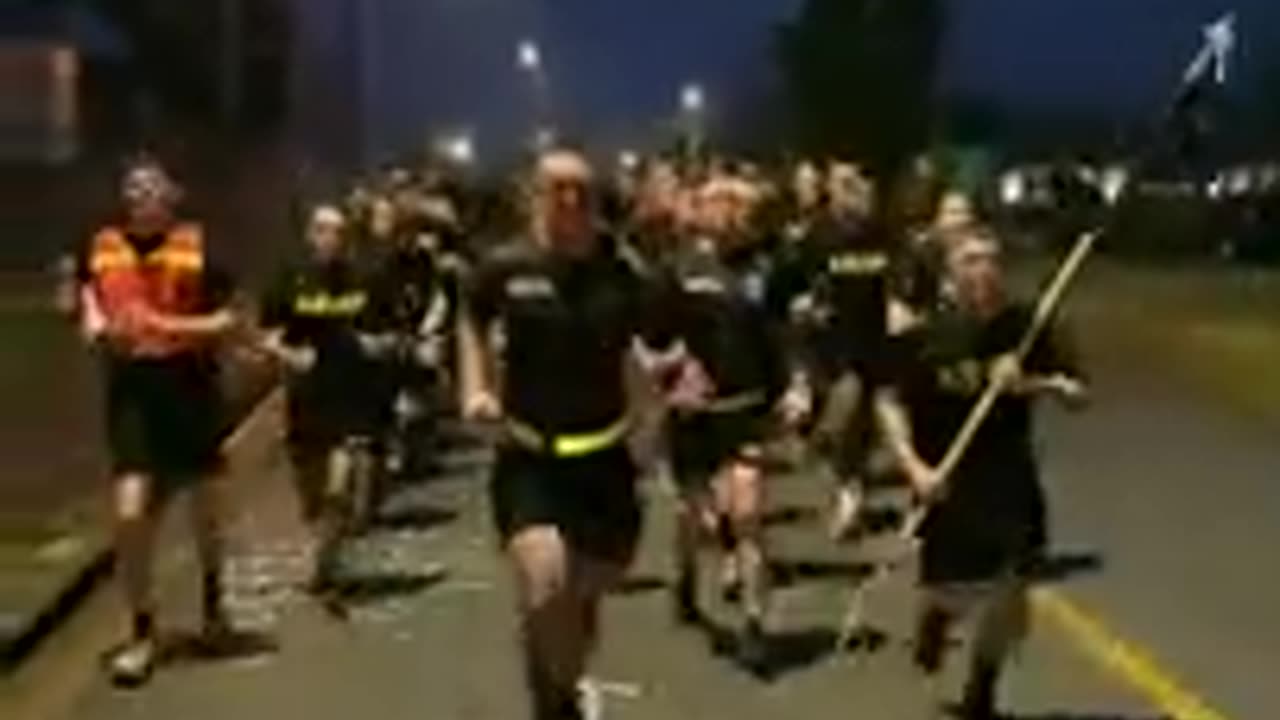 Every Airborne School day starts with a morning run
