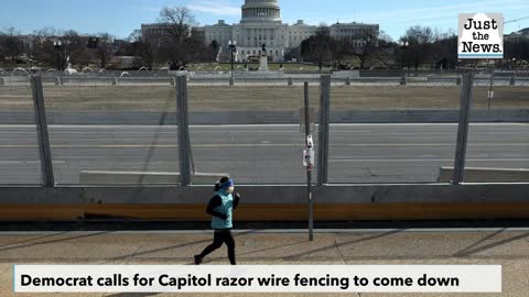 Democratic Rep. says take down Capitol razor wire fencing, compares it to 'concentration camp'