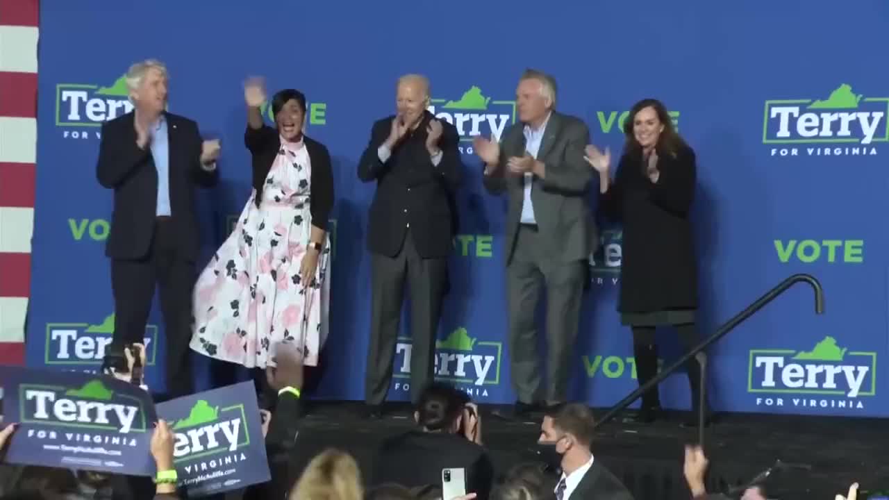 The Terry McAuliffe dance truly took on a life of its own tonight