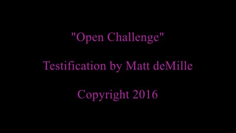 Testification: Open Challenge