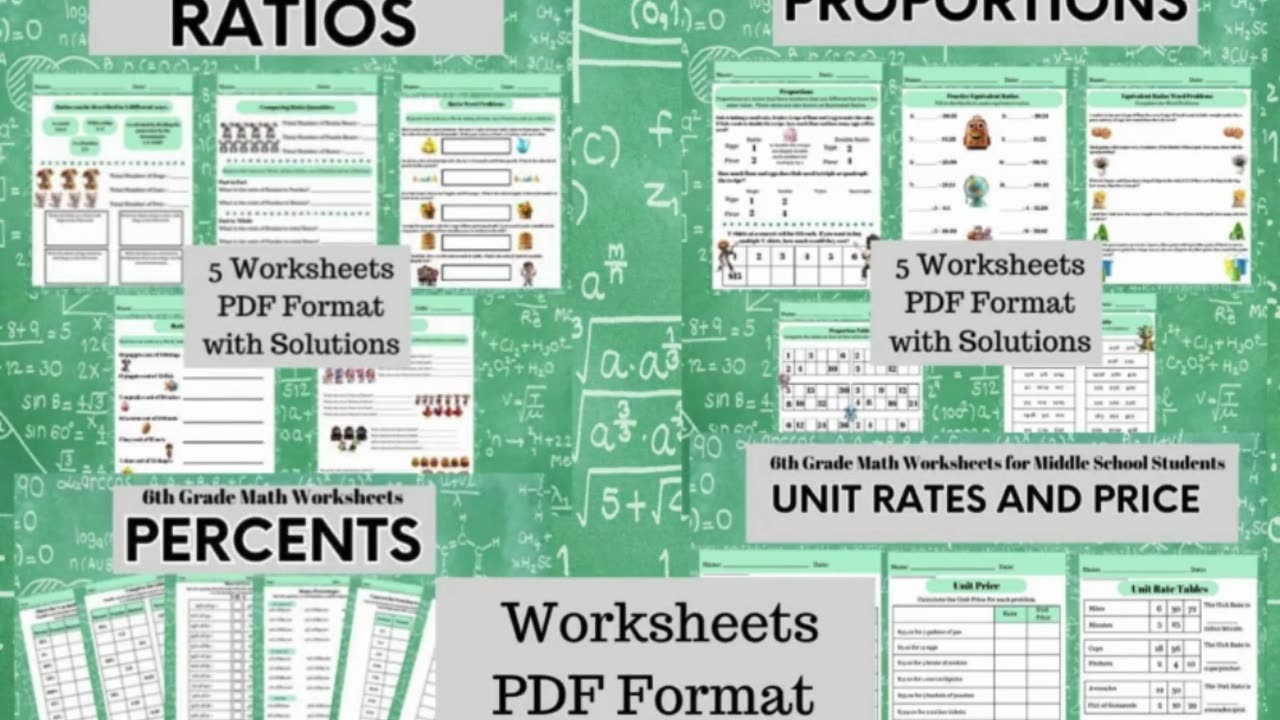 Ratio Math Worksheets