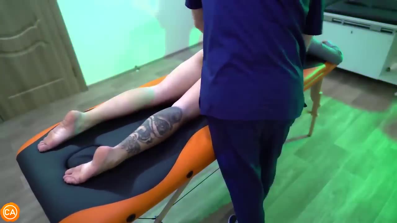 RELEASING Her Huge CHEST KNOTS, Painful Tension I Chiropractic ASMR