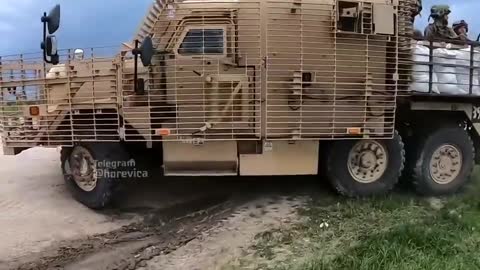 Ukraine War - Wolfhound tactical support combat vehicles