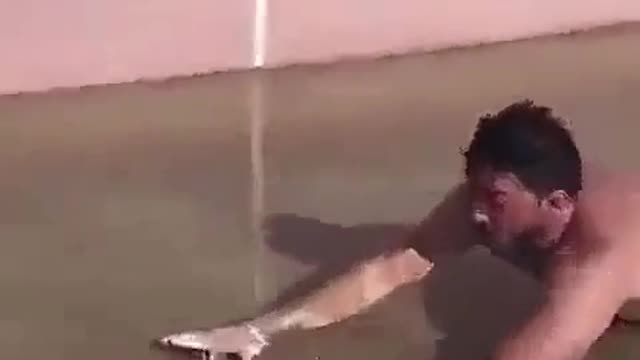 Funny moments of swiming