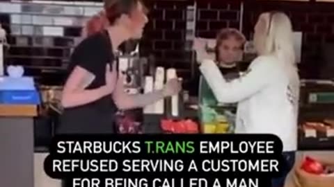 STARBUCKS Trans Employee Refused Serving a Customer Calling Him Man!