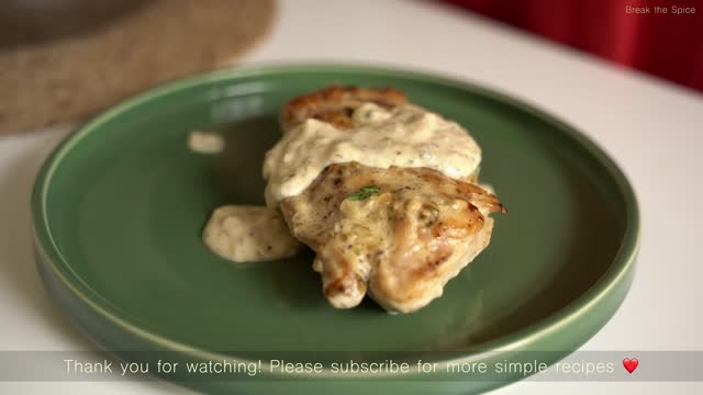 Garlic Chicken Breast Recipe - Creamy