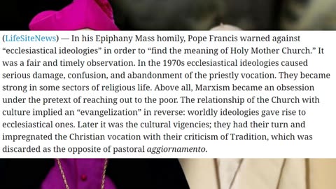 Bishop Canceled By Francis Exposes The Diabolical Hypocrisy In The Crisis In The Church