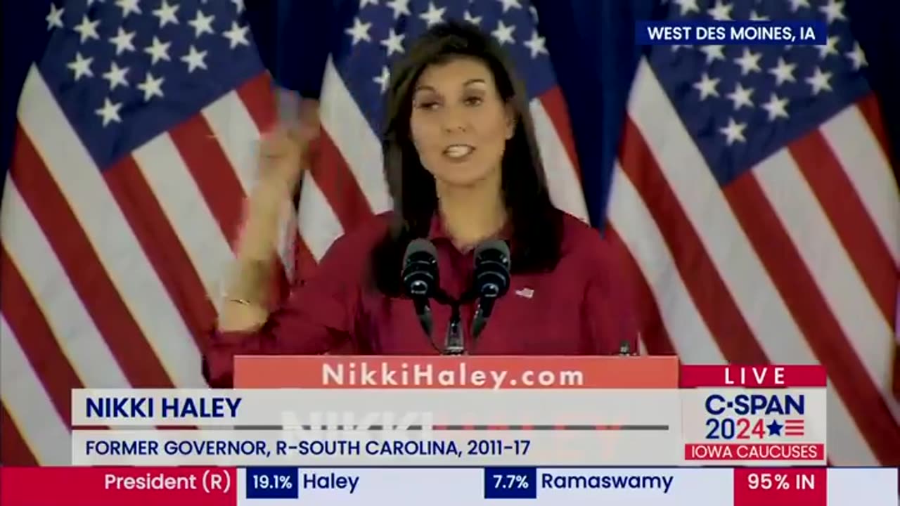 Nikki Haley Says It's a Two Person Race After Third Place Finish