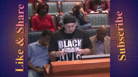 BLM activist Demands Reparations & George Floyd Bill For Schools at Frisco, TX City Council