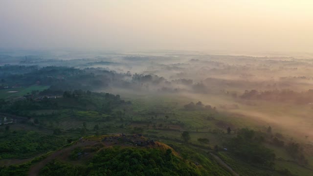 Beautiful Mountain with the amazing sunrise