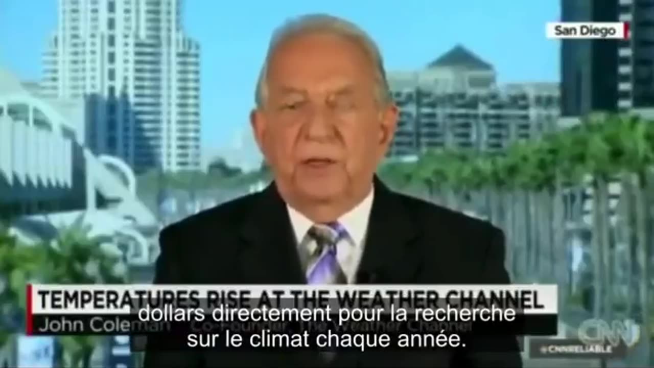 John Coleman le changement climatique ne se produit pas et n´existe pas