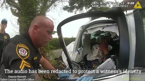 Body-cam footage shows fleeing driver crash into tree, killing one