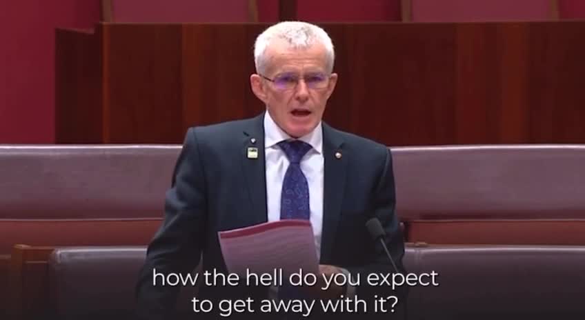 Senator Malcolm Roberts Health Ministry and Health Departments they are the perpetrators