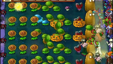 Plants vs Zombies Supervivencia 02 Noche