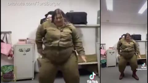 A FAT IDF "PRINCESS DANCES "SEDUCTIVELY!"