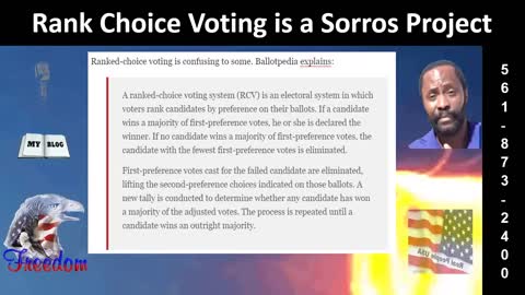 Rank Choice Voting is a Sorros Project