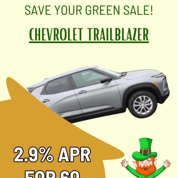 ST. PADDY’S SAVE YOUR GREEN SALE!