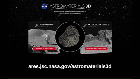 Astromaterials 3D Apollo 17 Moon Rocks