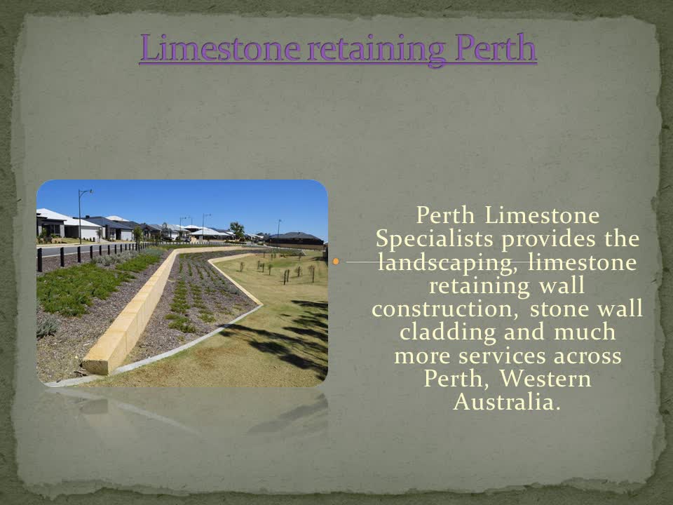 Civil Limestone Retaining Walls Perth