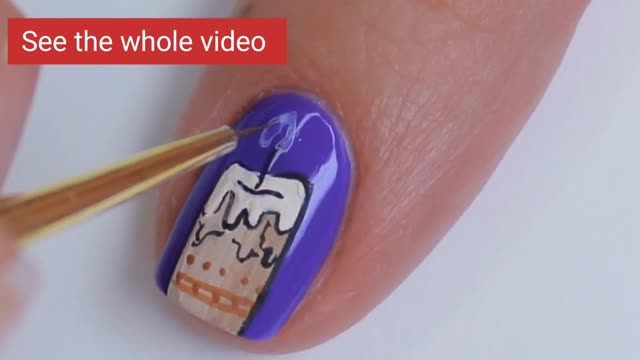 the best idea of Nail paint with impressive colour and design learn how paint a cool nail