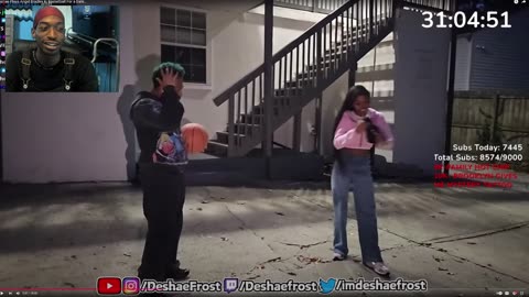 IanTheProducer Tv reacts to Deshae Plays Angel Bradley In Basketball For a Date