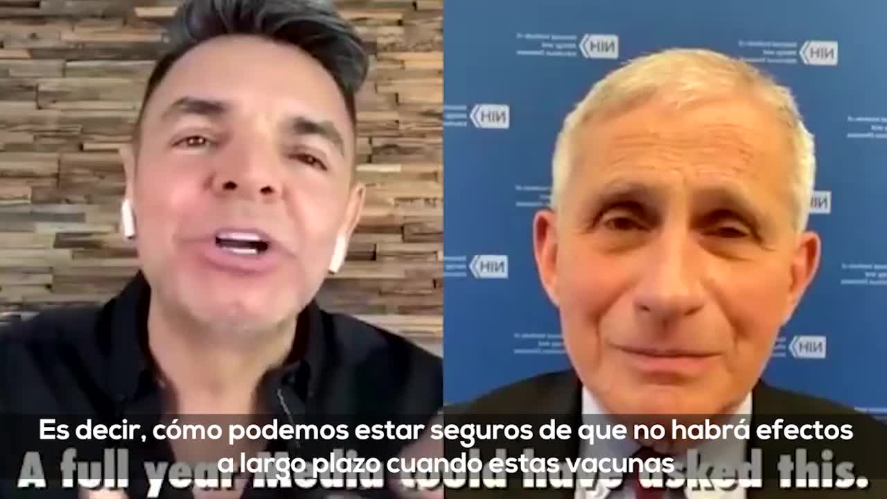 Entrevista: Dr. Fauchi y Eugenio.