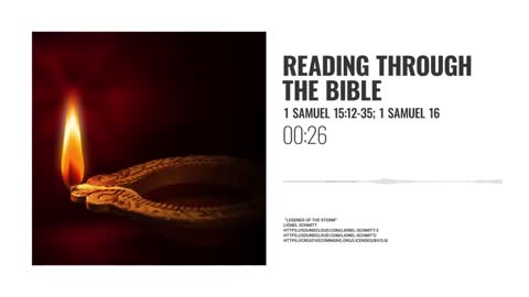 Reading Through the Bible - "A Heart after God"