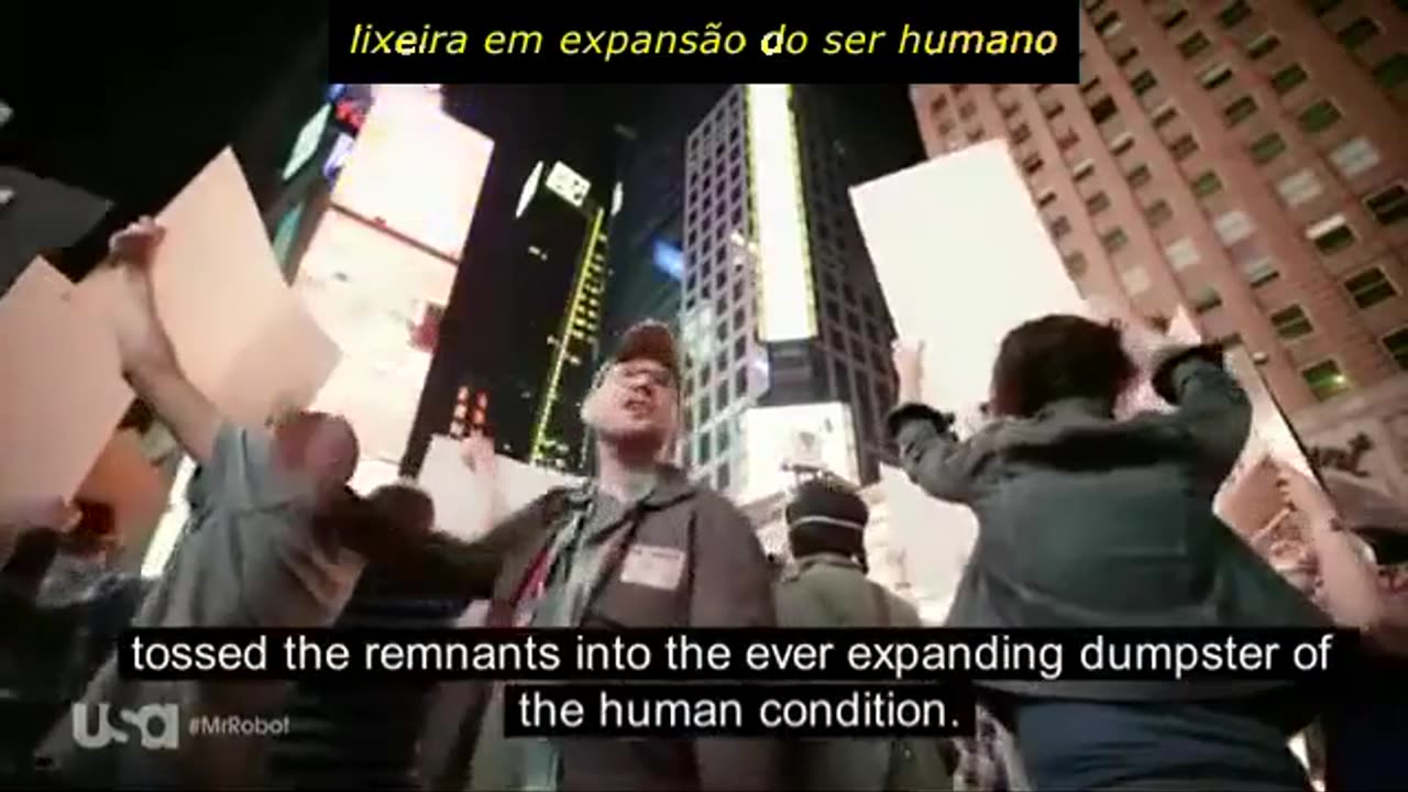 com certeza se sente assim... the matrix, pelo menos. (Cena de Mr Robot)