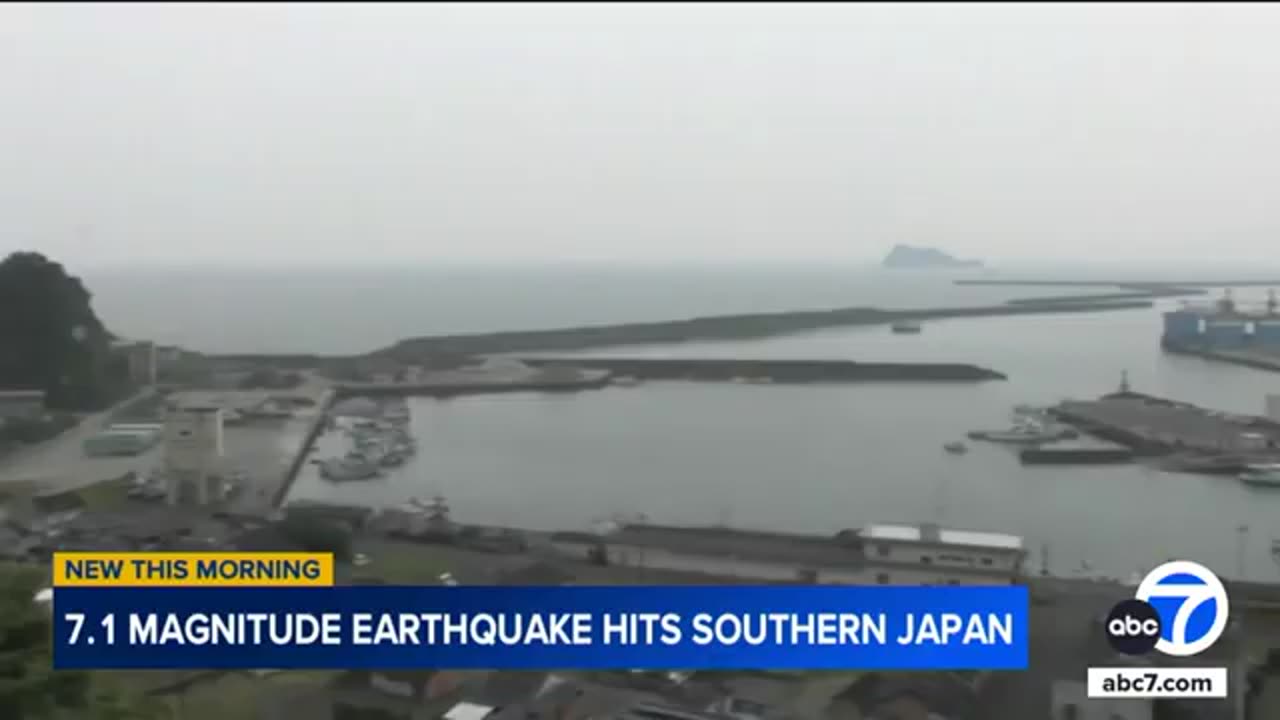 7.1 magnitude earthquake strikes coast of Japan