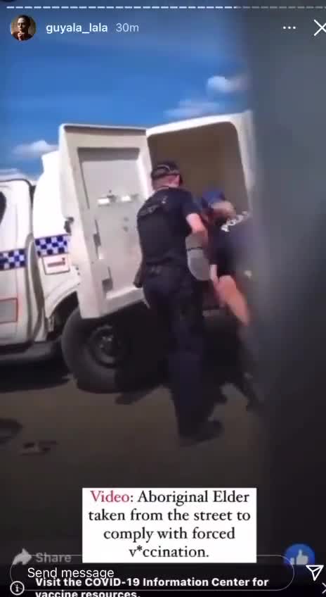Australian police officers did this