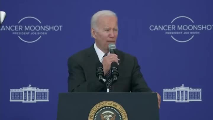 "End of Quote" - Biden Reads Directly From the Teleprompter AGAIN