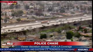 Wild Pursuit on The Wet Streets of Los Angeles