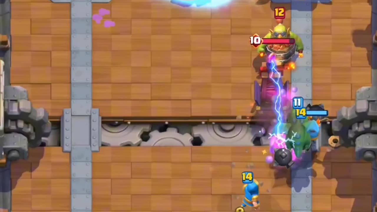 "Mega Knight's Epic Jumping Attack in Clash Royale"