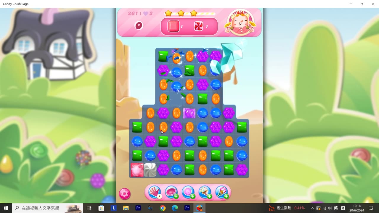 Candy Crush Saga Record (Level 261)