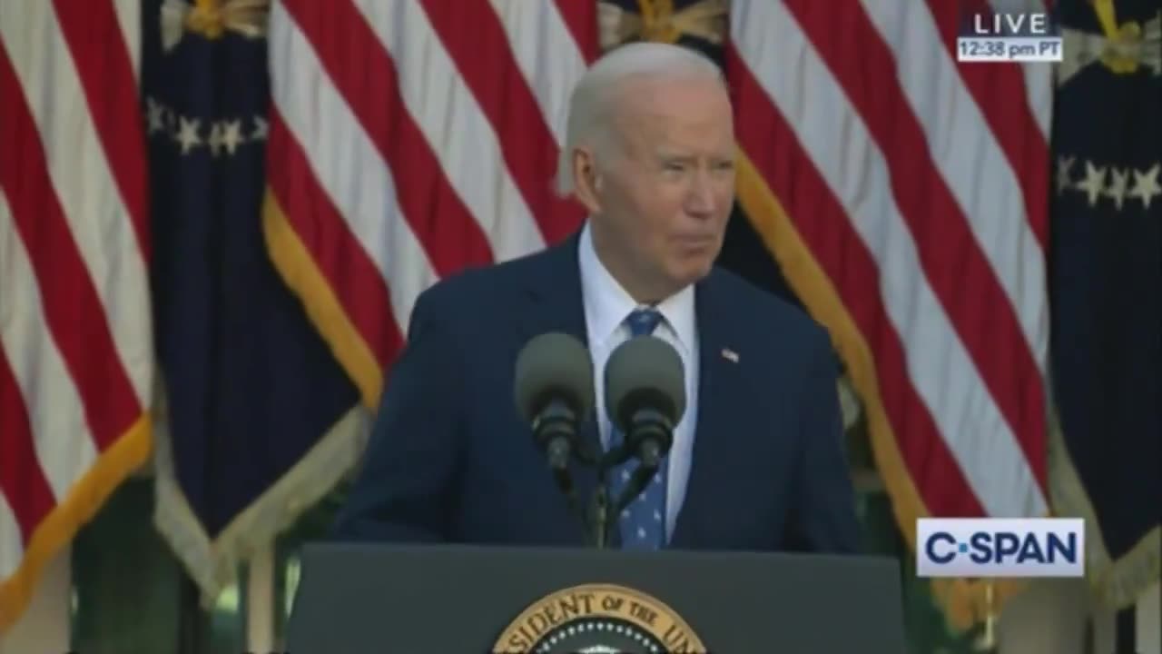 President Biden: Today I have good news from the Middle East. I just spoke with