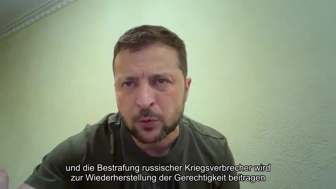 Selenskyj verspricht, Kriegsverbrecher aus der Russischen Föderation als Nazis zu verfolgen