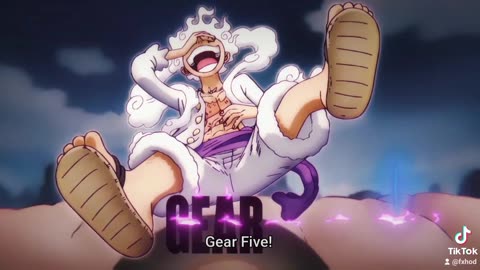 Luffy going gear 5
