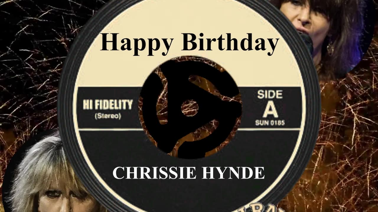 HAPPY BIRTHDAY CHRISSIE HYNDE