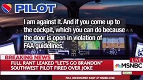 Pilot fired over jokes?