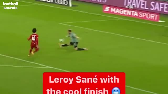 Leroy Sane With The Cool Finish! 👏👏👏 #shorts