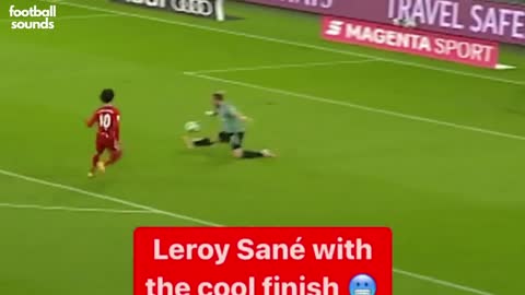 Leroy Sane With The Cool Finish! 👏👏👏 #shorts