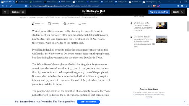 Student loan forgiveness is not going to happen