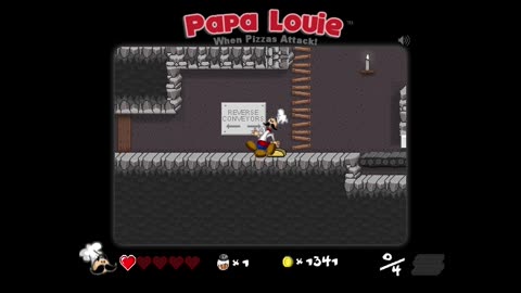 0237-Jugando: papa louie, nivel 11, (minijuego)