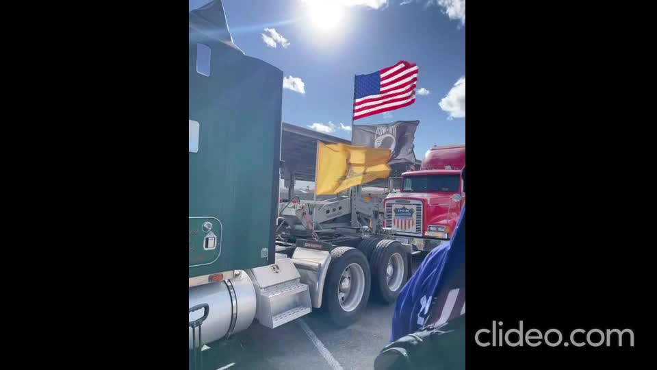 Final preparations for the Freedom Convoy USA