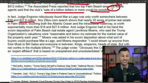 Trump WARNS "Indictments In Reverse"; Engoron's Judicial COMPLAINT; Cannon DENIES Docs Trial Delay