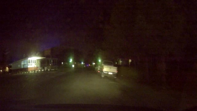 Crazy donut driver -parking lot accident
