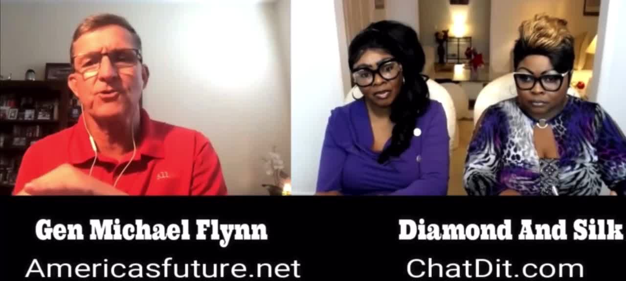 General Flynn Talks AZ Audit with Diamond & Silk